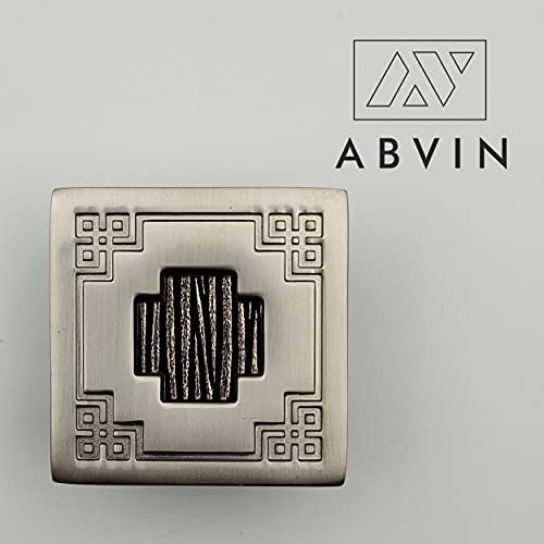 ABVIN Modern Square knobs for Drawers , knobs for Cabinet - SS Finish - pcs