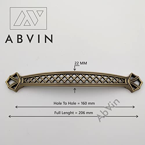 ABVIN Jali Vintage Antique for Cabinet Hardware, Furniture Pulls for Doors, Cabinets, Cupboards & Drawers - 1 pcs