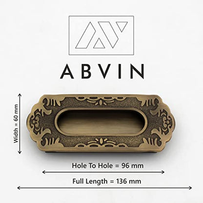 Vintage Antique Concealed Sliding Door Handle and Concealed Door Slide Handle , Door Handle and Concealed Door Pull Handle, Drawer Handles , Handles for Sliding wardrobes ( 1 Pcs )