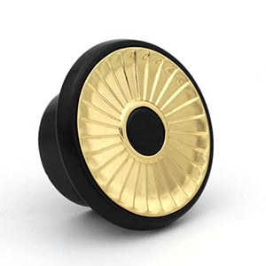 Black Gold Round Knobs Unique Cabinet Pulls, Beautiful Drawer Knobs, Decorative Knobs, Dresser Knobs, Drawer Pulls, Knobs and Pulls - ABVIN0011 - 1 pcs