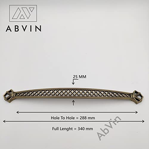 ABVIN Jali Vintage Antique for Cabinet Hardware, Furniture Pulls for Doors, Cabinets, Cupboards & Drawers - 1 pcs