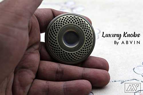 Premium Carving Round Knobs Unique Cabinet Pulls, Beautiful Drawer Knobs, Decorative Knobs, Dresser Knobs, Drawer Pulls, Knobs and Pulls - 1 pcs