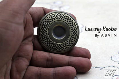 Premium Carving Round Knobs Unique Cabinet Pulls, Beautiful Drawer Knobs, Decorative Knobs, Dresser Knobs, Drawer Pulls, Knobs and Pulls - 1 pcs