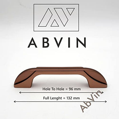 Premium Slim Rose Gold Copper Handles, Modern Gold Cabinet Hardware, Furniture Pulls for Doors, Cabinets, Cupboards & Drawers ( 1 pcs )