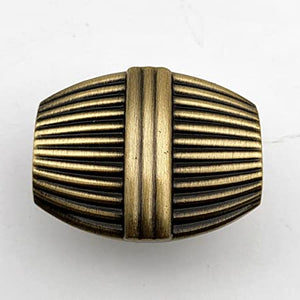 Barrel Knobs Unique Cabinet Pulls, Beautiful Drawer Knobs, Decorative Knobs, Dresser Knobs, Drawer Pulls, Knobs and Pulls - Antique Finish - 1 pcs