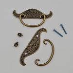 Antique Brass Drop Handle - Unique Cabinet Pulls, Beautiful Drawer Kno -  AbvinKnob