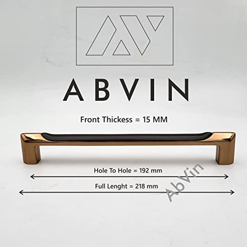 Dual Grey Gold Cabinet Handles for Cabinet Hardware, Furniture Pulls for Doors, Cabinets, Cupboards & Drawers - 1 pcs