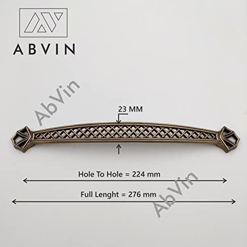 ABVIN Jali Vintage Antique for Cabinet Hardware, Furniture Pulls for Doors, Cabinets, Cupboards & Drawers - 1 pcs