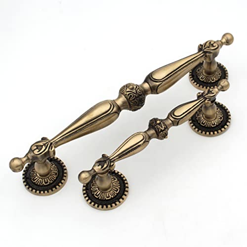Pure Brass Vintage Antique Door Handle for Main Door Handles, Pulls for Front Door - 1 pcs