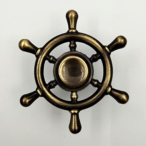 Ship Wheel Shape Knobs for Drawers - Antique Finish - 1 PCS