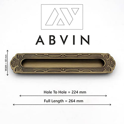 Vintage Antique Concealed Sliding Door Handle and Concealed Door Slide Handle , Door Handle and Concealed Door Pull Handle, Drawer Handles , Handles for Sliding wardrobes ( 1 Pcs )