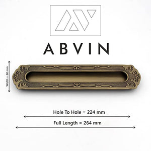 Vintage Antique Concealed Sliding Door Handle and Concealed Door Slide Handle , Door Handle and Concealed Door Pull Handle, Drawer Handles , Handles for Sliding wardrobes ( 1 Pcs )