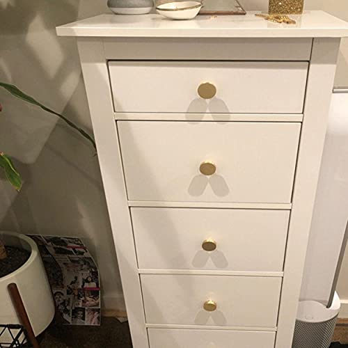 ABVIN Solid Brass Round Knobs Unique Cabinet Pulls Beautiful Drawer Knobs Decorative Knobs Dresser Knobs Drawer Pulls Knobs and Pulls - 1 Pcs