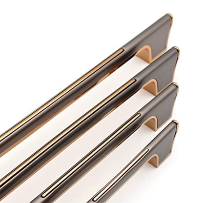 Grey Gold Cabinet Handles for Cabinet Hardware, Furniture Pulls for Doors, Cabinets, Cupboards & Drawers - Grey Gold Finish - 1 pcs