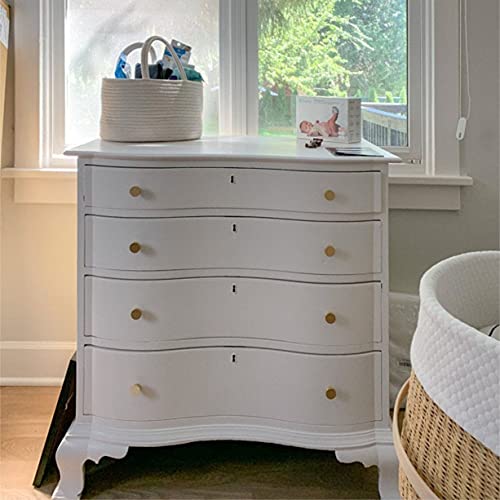 ABVIN Solid Brass Round Knobs Unique Cabinet Pulls Beautiful Drawer Knobs Decorative Knobs Dresser Knobs Drawer Pulls Knobs and Pulls - 1 Pcs