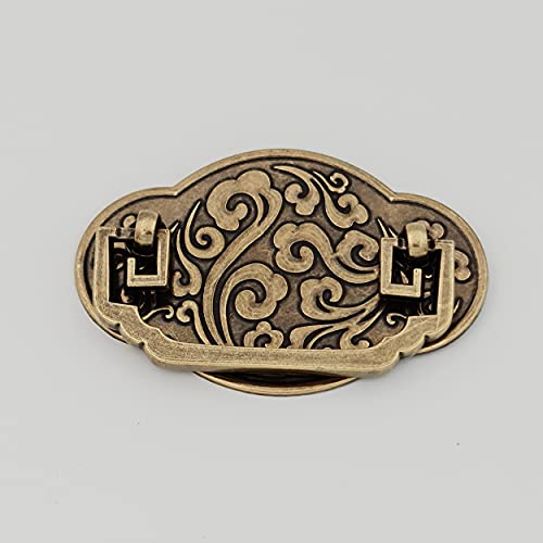 Vintage Cloud Drop Handle Unique Cabinet Pulls, Beautiful Drawer Knobs, Decorative Knobs, Dresser Knobs, Drawer Pulls, Knobs and Pulls - Antique Finish - 1 pcs