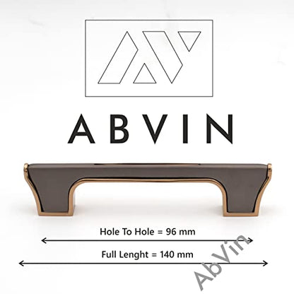 Grey Gold Cabinet Handles for Cabinet Hardware, Furniture Pulls for Doors, Cabinets, Cupboards & Drawers - Grey Gold Finish - 1 pcs