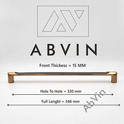 Dual Grey Gold Cabinet Handles for Cabinet Hardware, Furniture Pulls for Doors, Cabinets, Cupboards & Drawers - 1 pcs