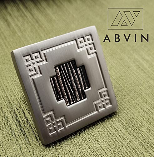 ABVIN Modern Square knobs for Drawers , knobs for Cabinet - SS Finish - pcs