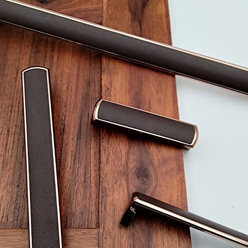 Texture Rosegold Square Cabinet Handles for Cabinet Hardware, Furniture Pulls for Doors, Cabinets, Cupboards & Drawers - Cocacola Finish - 1 pcs