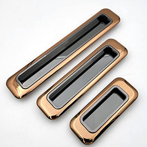Rosegold Grey Concealed Sliding Door Handle and Concealed Door Slide Handle , Door Handle and Concealed Door Pull Handle, Drawer Handles , Handles for Sliding wardrobes ( 1 Pcs )