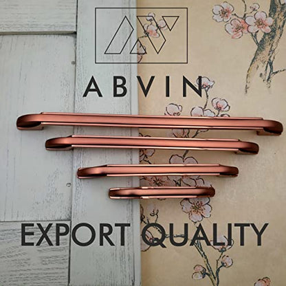 Premium Slim Rose Gold Copper Handles, Modern Gold Cabinet Hardware, Furniture Pulls for Doors, Cabinets, Cupboards & Drawers ( 1 pcs )