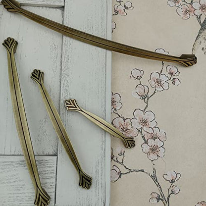 ABVIN Flower Antique Handles for Cabinet Hardware, Furniture Pulls for Doors, Cabinets, Cupboards & Drawers - 1 pcs