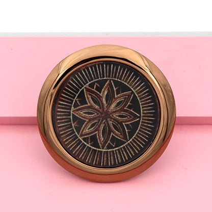 ABVIN Unique Gloss Round Knobs Unique Cabinet Pulls, Beautiful Drawer Knobs, Decorative Knobs, Dresser Knobs, Drawer Pulls, Knobs and Pulls - 1 pcs