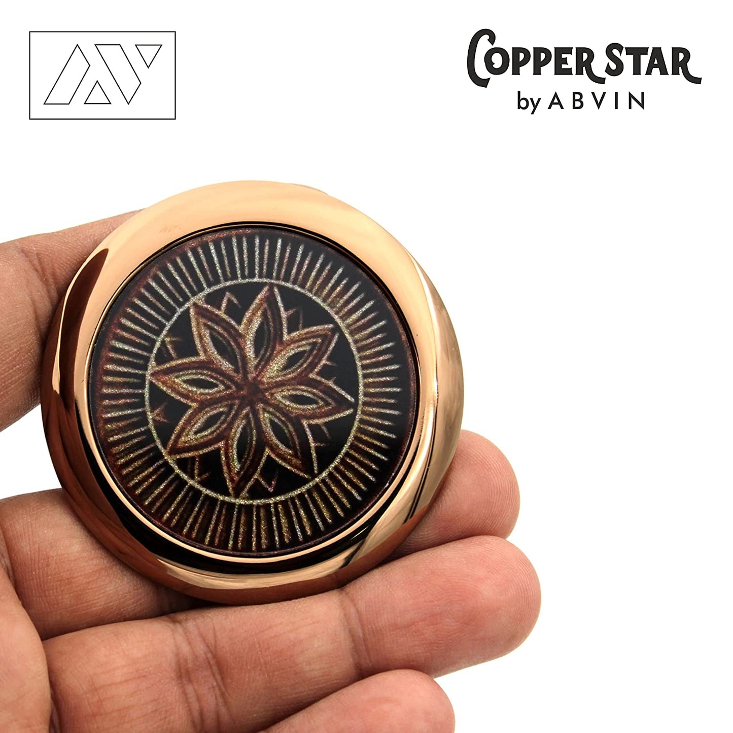 ABVIN Unique Gloss Round Knobs Unique Cabinet Pulls, Beautiful Drawer Knobs, Decorative Knobs, Dresser Knobs, Drawer Pulls, Knobs and Pulls - 1 pcs