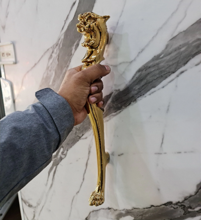 PVD Gold Beast Door Handle for Main Door Handles, Pulls for Front Door - 1 pcs