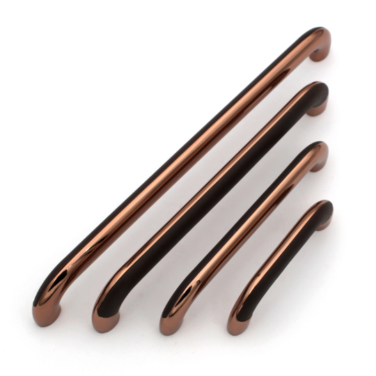 Modern Slim Dual Side Textured Copper Cabinet Hardware, Furniture Pulls for Doors, Cabinets, Cupboards & Drawers -1 Piece