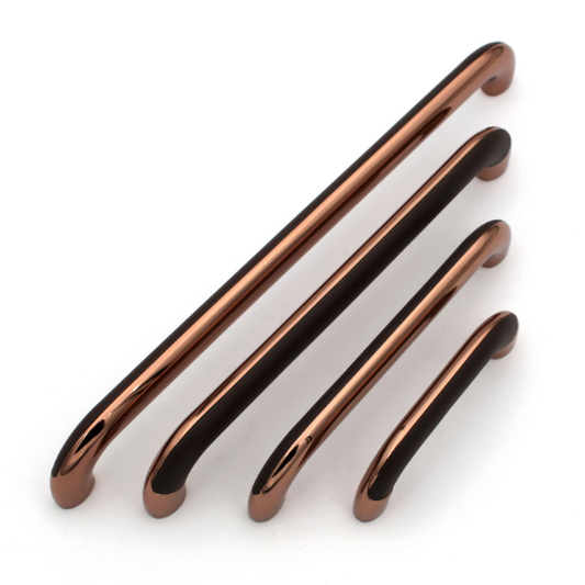 Modern Slim Dual Side Textured Copper Cabinet Hardware, Furniture Pulls for Doors, Cabinets, Cupboards & Drawers -1 Piece