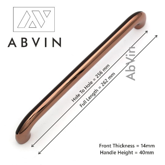 Modern Slim Dual Side Textured Copper Cabinet Hardware, Furniture Pulls for Doors, Cabinets, Cupboards & Drawers -1 Piece