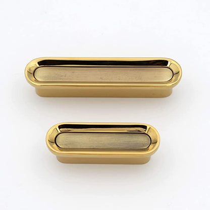 ABVIN Dual Golden Drawer Knobs Unique Cabinet Pulls, Beautiful Drawer Knobs, Decorative Knobs, Dresser Knobs, Drawer Pulls, Knobs and Pulls ABVIN009 - 1 Pcs