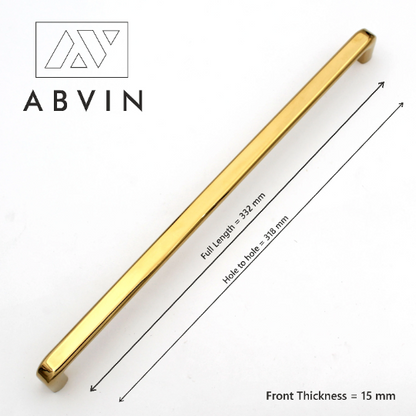 PVD Gold Round Cabinet Hardware, Furniture Pulls for Doors, Cabinets, Cupboards & Drawers -1 Piece