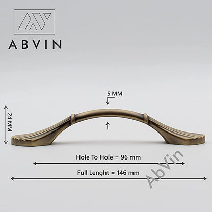 ABVIN Premium Solid Antique Handles Cabinet Hardware, Furniture Pulls for Doors, Cabinets, Cupboards & Drawers