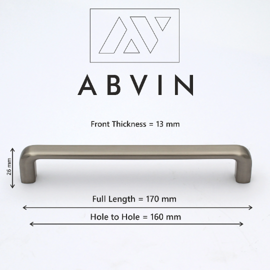 Matt Round Cabinet Hardware, Furniture Pulls for Doors, Cabinets, Cupboards & Drawers -1 Piece