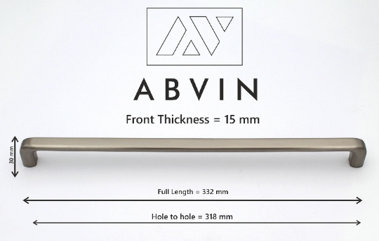 Matt Round Cabinet Hardware, Furniture Pulls for Doors, Cabinets, Cupboards & Drawers -1 Piece